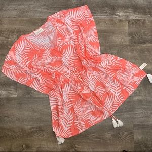 CLEOBELLA Tropical Print Cinch Waist Cover Up